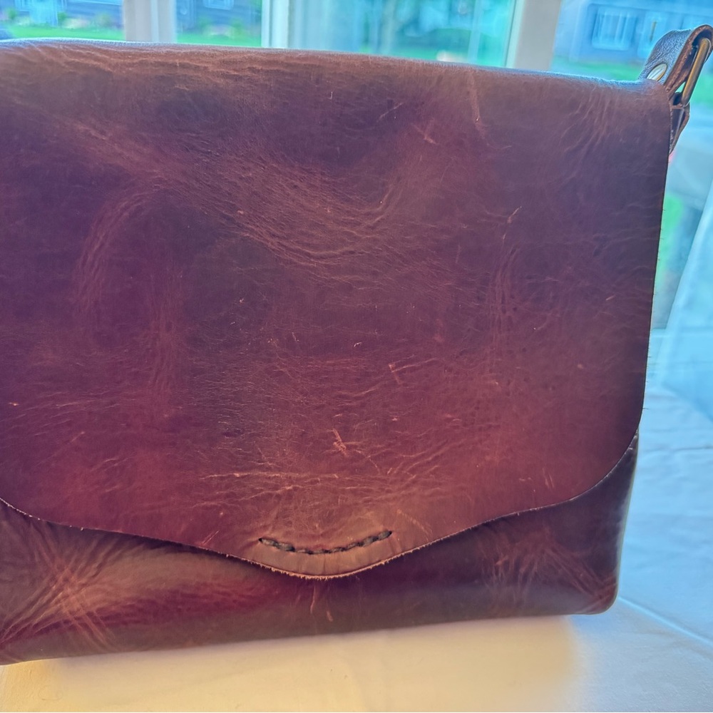 Range Leather Co., Crestone Crossbody, Nut Brown